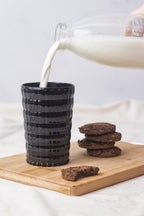Allegra Siyah Akrilik Bardak 6'lı Set | 400 ml | Su, Meşrubat, Sunum ve Kahve Yanı İçin | Cam Değildir | Kırılmaya Dayanıklı