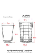 Allegra Beyaz Akrilik Bardak | 400 ml Su, Meşrubat ve Kahve Yanı Sunumlar İçin | Cam Değildir | Kırılmaya Dayanıklı Tekli