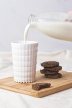 Allegra Beyaz Akrilik Bardak 6'lı Set | 400 ml | Kırılmaya Dayanıklı, Cam Değildir | Su, Meşrubat ve Sunum İçin İdeal