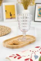Allegra Şeffaf Kadeh Bardak - 450 ml Tekli Akrilik Malzeme - Cam Değildir Kırılmaya Dayanıklı