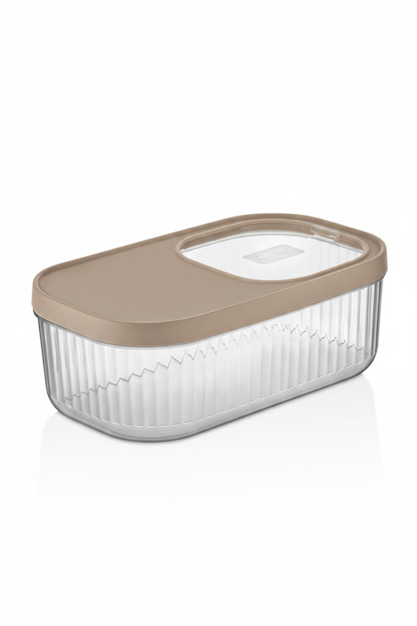 2'Li 5 LT Multibox Vizon Kayar Kapaklı Saklama Kabı & Erzak Kabı & Toz Ve Tablet Deterjan Kutusu