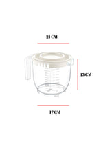 2200 Ml Mikser Kabı Mavi & Ölçü Kabı & Saklama Kabı-DNY0026