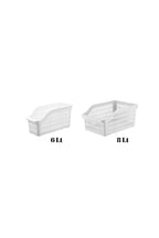 6’lı Buzdolabı Organizeri Düzenleyici Çok Amaçlı Dolap Düzenleyici Beyaz 12x30x14 cm