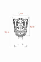 Akrilik Yeşil Tekli Kadeh & Su Meşrubat Kahve Yanı Bardağı 450 ml ( Cam Değildir )
