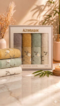 Altınbaşak Bambu 4´lü 50x90 El Havlusu Nova