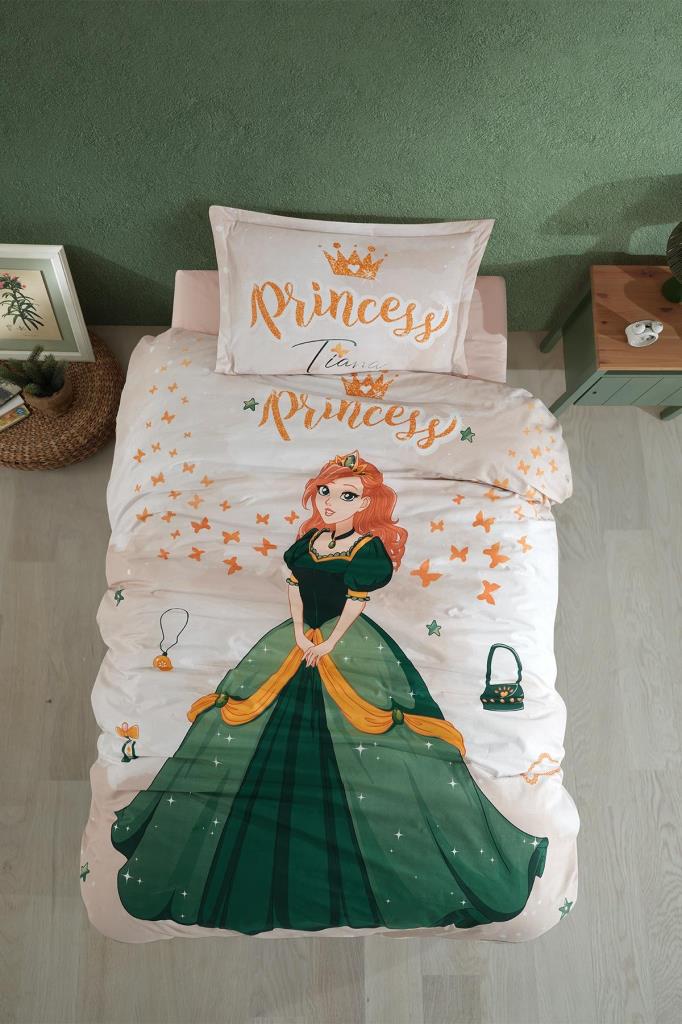 Clasy Ranforce Nevresim Takımı Tek Kişilik Tiana v1 Taş