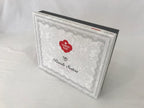 Cotton Box 3D Nakışlı Çift Kişilik Saten Nevresim Takımı Perla Beyaz
