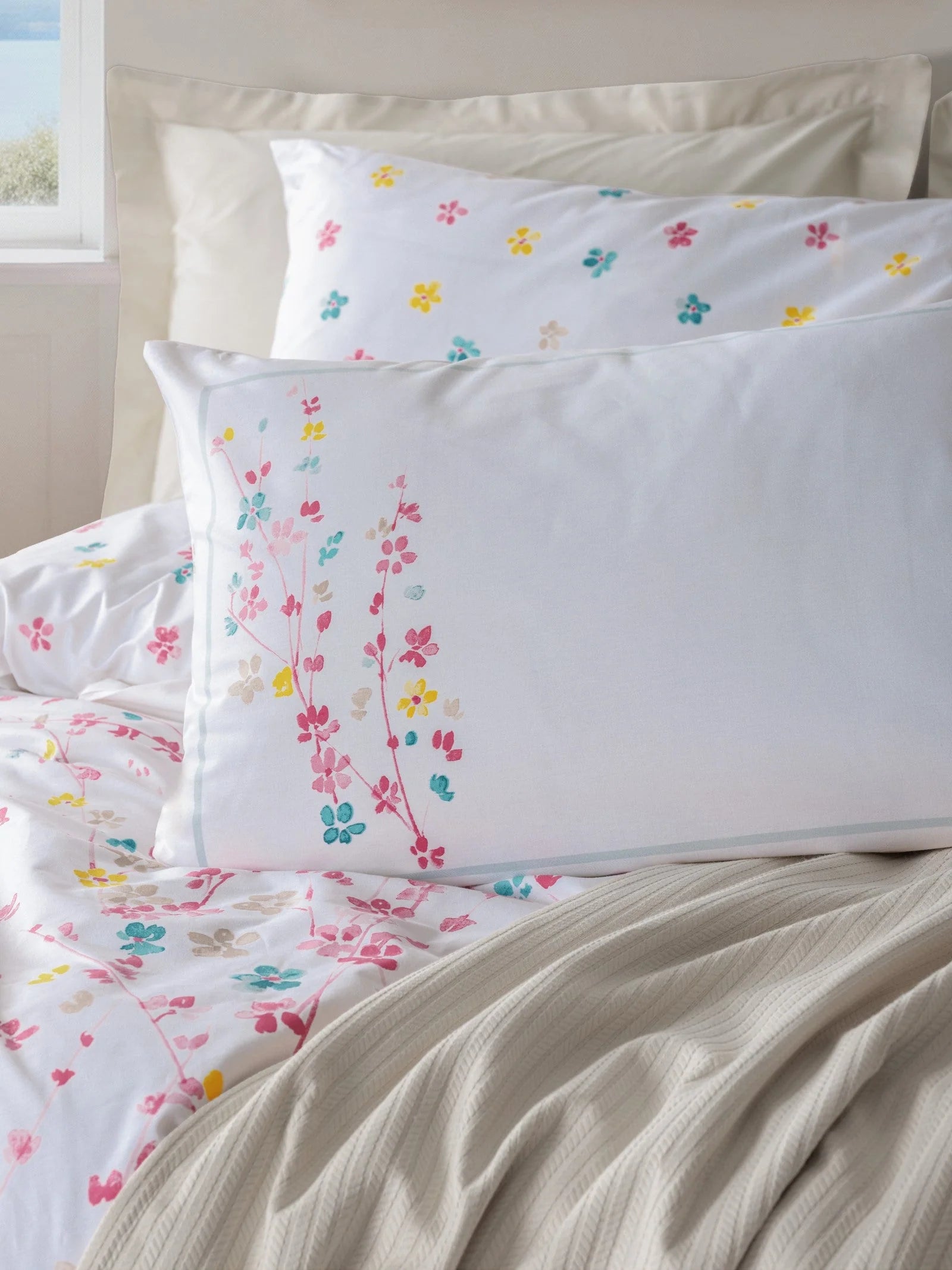 Cotton Box Vivid Çift Kişilik Pikeli Nevresim Takımı Flare Bej