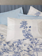 Cotton Box Çift Kişilik Nevresim Takımı Linora Mavi
