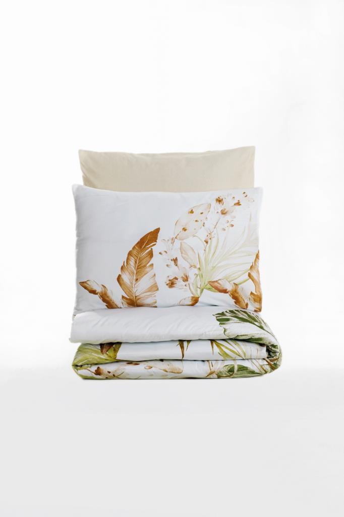 Cotton Box Çift Kişilik Saten Nevresim Takımı Luster Bej