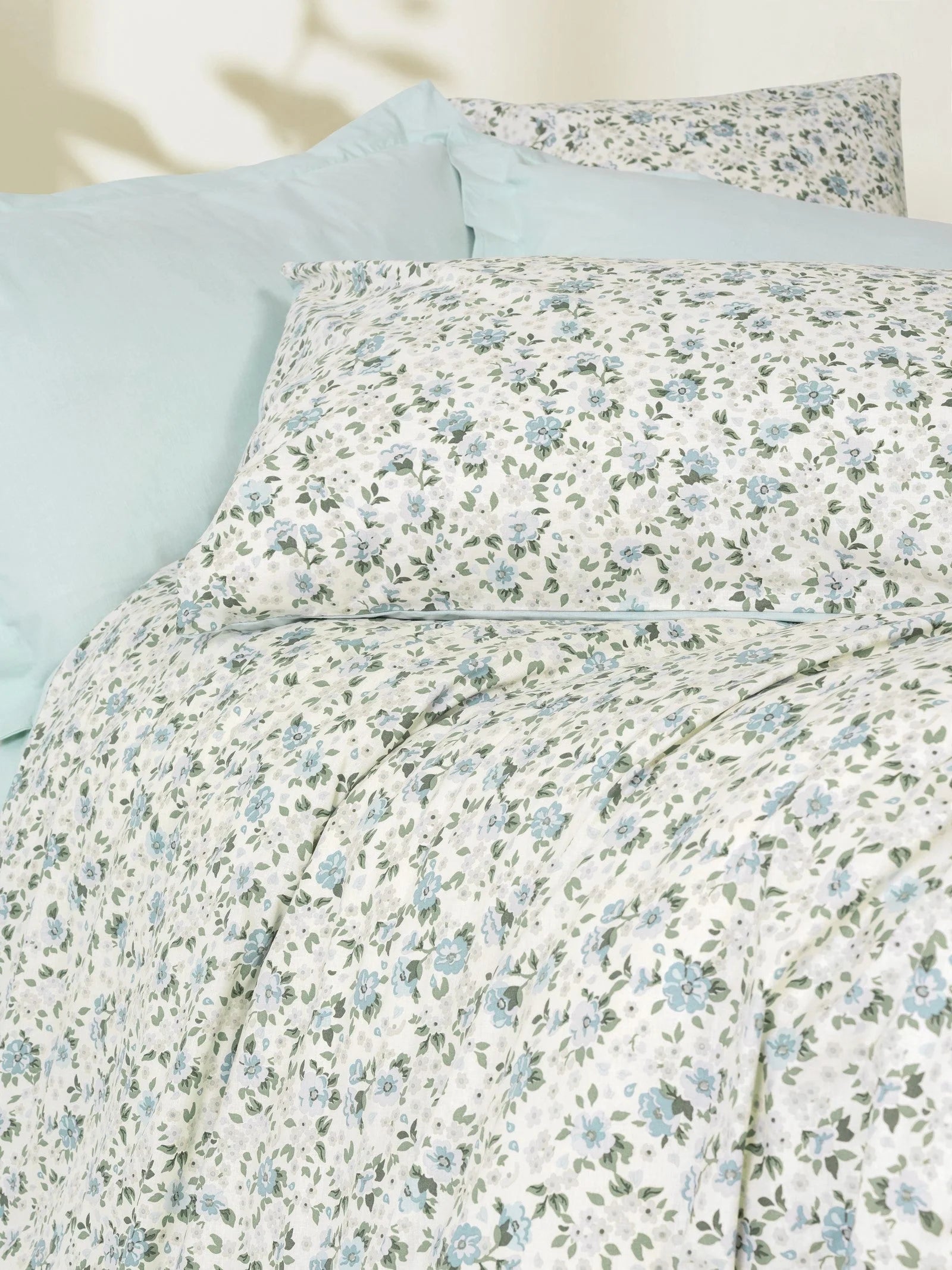 Cotton Box Petite Nola Mint Çift Kişilik Nevresim Takımı