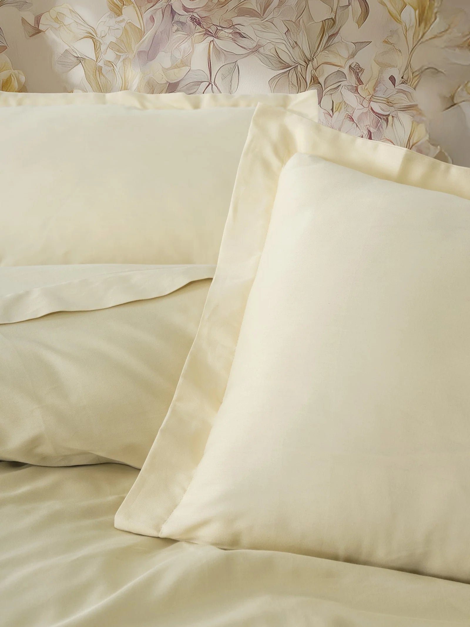 Cotton Box Elegant Bej Çift Kişilik Saten Nevresim Takımı