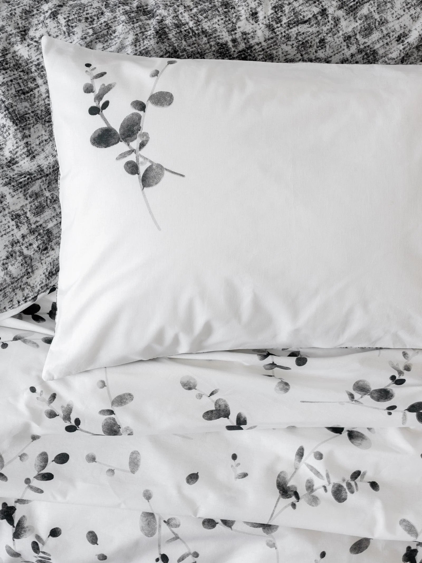 Cotton Box Dual Elaria Antrasit Çift Kişilik Nevresim Takımı