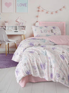Cotton Box Genç Ranforce Nevresim Takımı Tek Kişilik Lovella Pembe