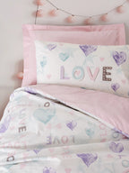 Cotton Box Genç Ranforce Nevresim Takımı Tek Kişilik Lovella Pembe