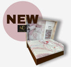 Cotton Box Puff Nakışlı Ranforce Çift Kişilik Anneler Günü Nevresim Takımı Bellini Pembe