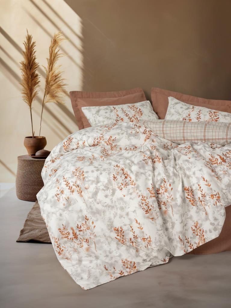 Cotton Box Tek Kişilik Nevresim Takımı Lamina Tarçın 8680108078648