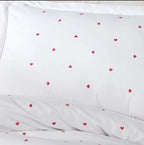 Hobby Çift Kişilik Poplin Premium Nakışlı Nevresim Lubow Beyaz 8698499179899