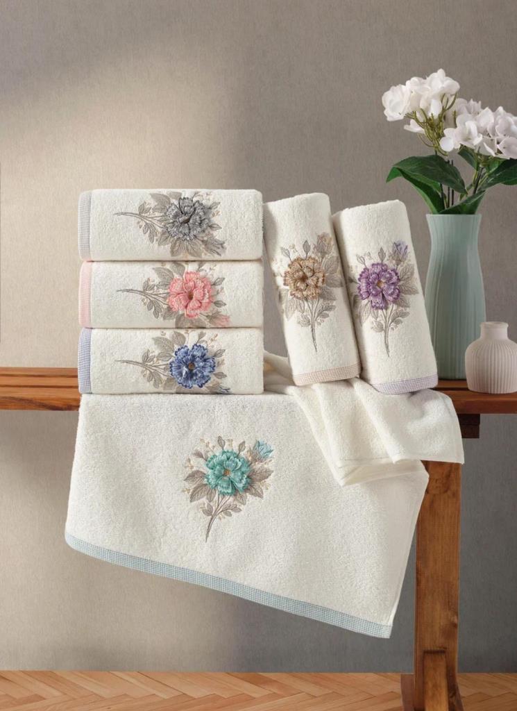 Hobby Ophelia Style 1 6lı Havlu 50x90 Asorti