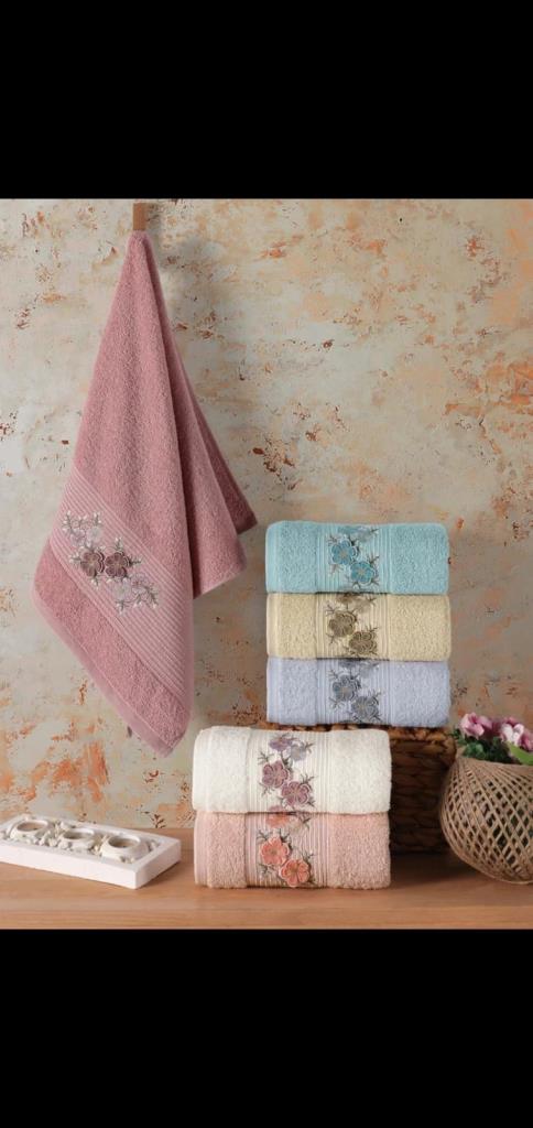 Hobby Emily Style 4 6lı Havlu 50x90 Asorti