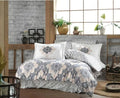 Hobby Kingsize Poplin Nevresim Amanda Gri