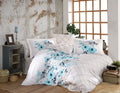 Hobby Kingsize Poplin Nevresim Belinda Mavi