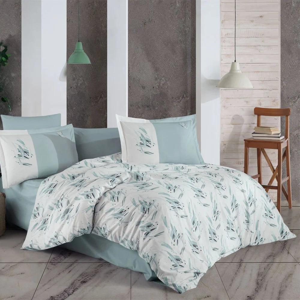 Hobby Tek Kişilik Poplin Nevresim Takımı Estate Buzmavisi
