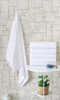 Luvu Home Otel Tipi 70x140 Banyo Havlusu Beyaz