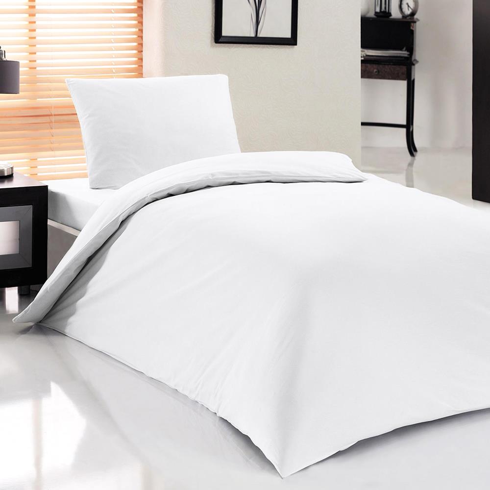 Luvu Home Otel Tipi Tek Kişilik Nevresim Takımı Beyaz