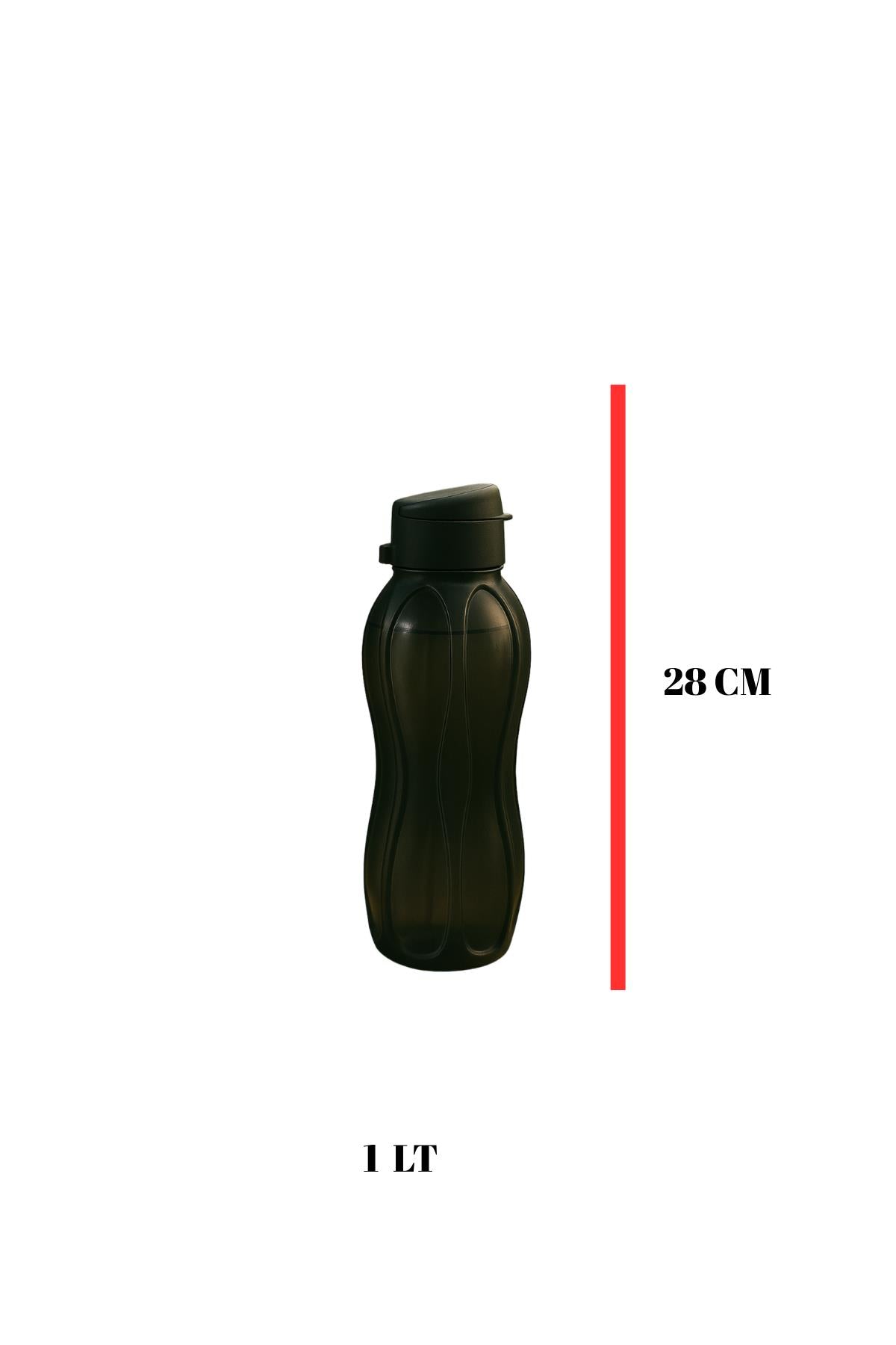 Suluk & Su Şişesi & Sporcu Matara Füme 1 lt